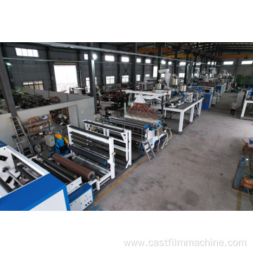 High Safety Single-Screw Stretch Film Making Machine Pe